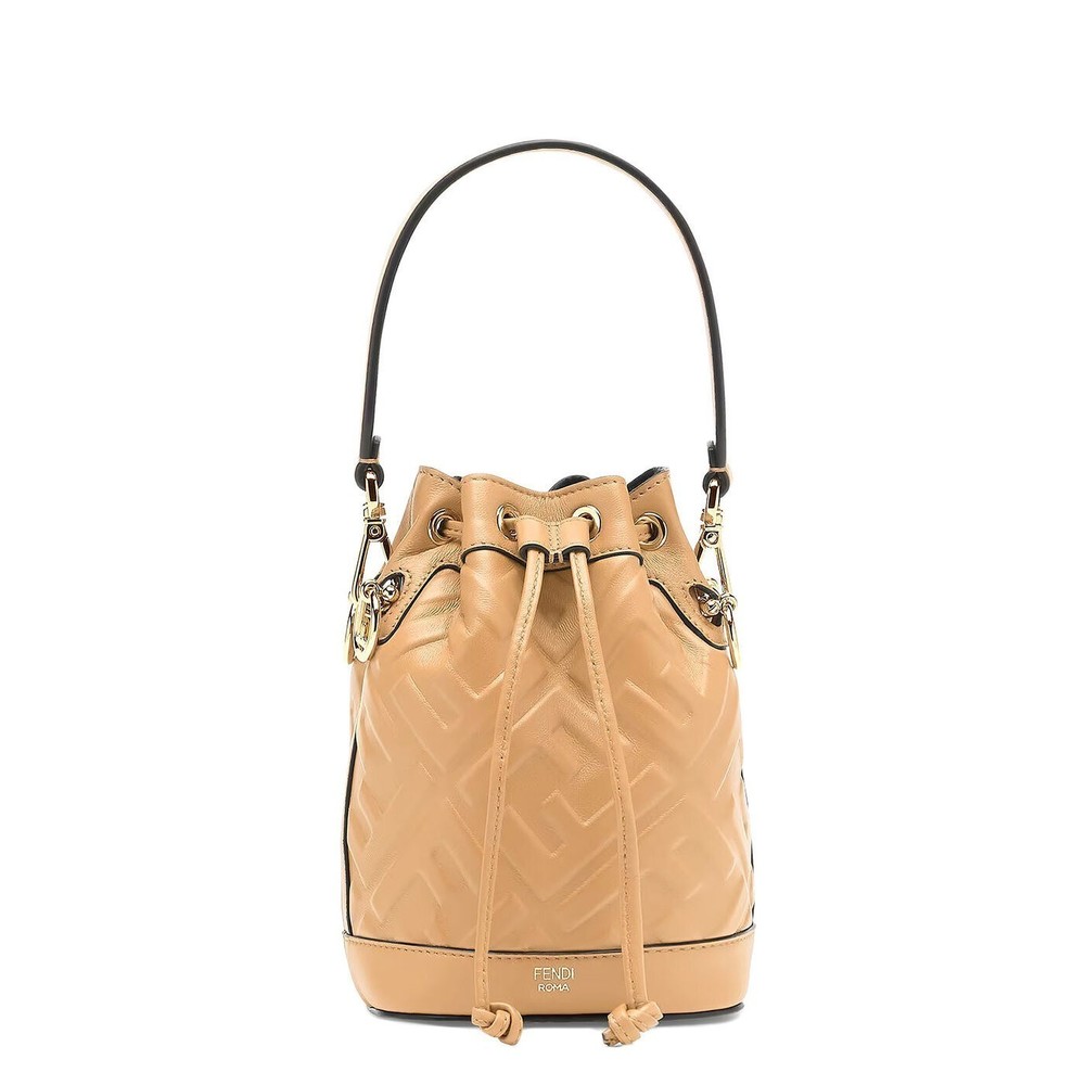 Fendi Miele Oro Soft Tote Bag Gold